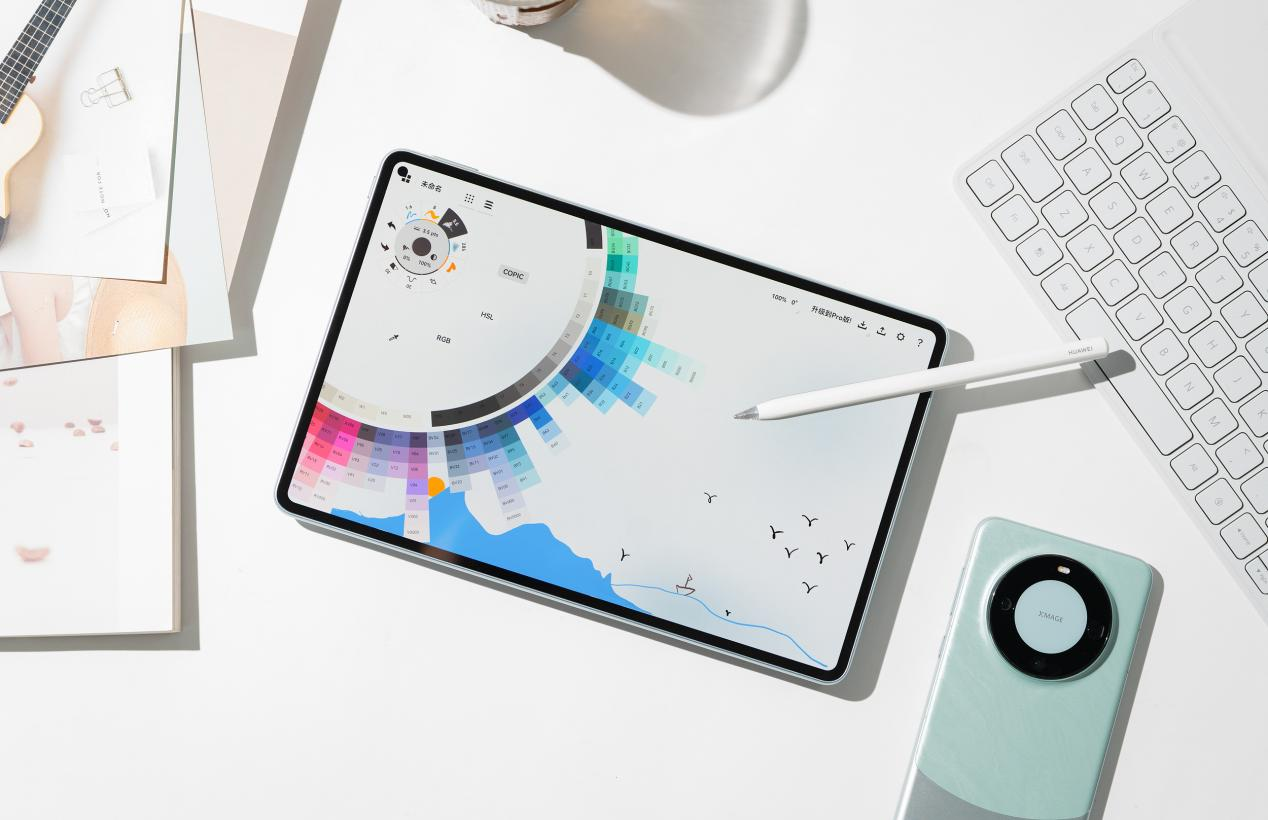 九游娱乐：华为MatePadPro+星闪手写笔解锁每个人的绘画天赋(图7)
