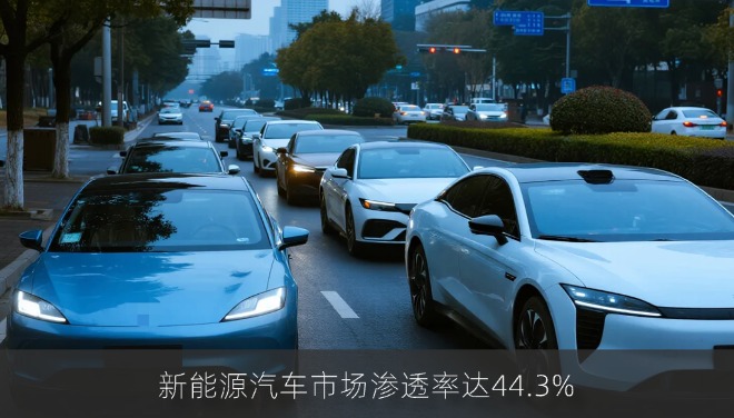 新能源汽车市场渗透率达44.3% 自主品牌占比节节攀升