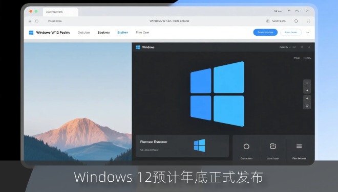 Windows 12将带来重磅更新 预计年底正式发布
