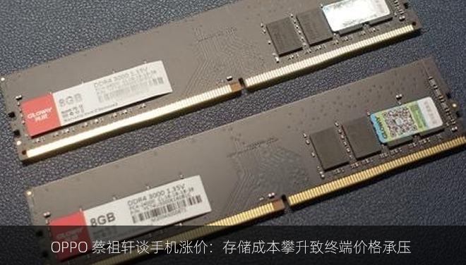 OPPO 蔡祖轩谈手机涨价:存储成本攀升致终端价格承压