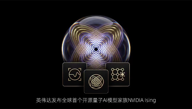 英伟达发布全球首个开源量子AI模型家族NVIDIA Ising