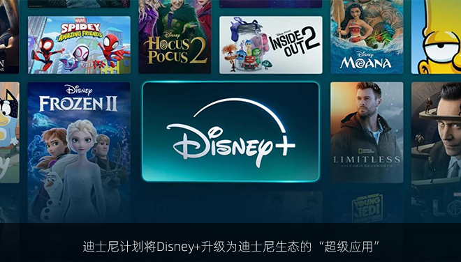 迪士尼计划将Disney+升级为迪士尼生态的“超级应用”：用一个App整合全集团服务
