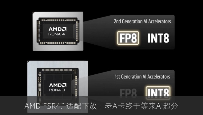 AMD FSR4.1适配下放！老A卡终于等来AI超分