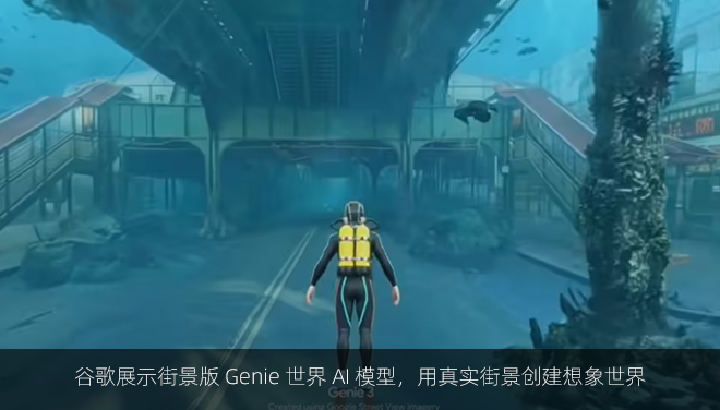 谷歌展示街景版 Genie 世界 AI 模型，用真实街景创建想象世界