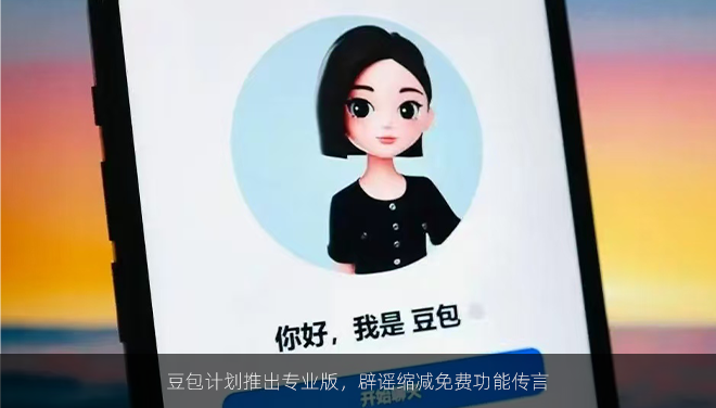 豆包计划推出专业版，辟谣缩减免费功能传言
