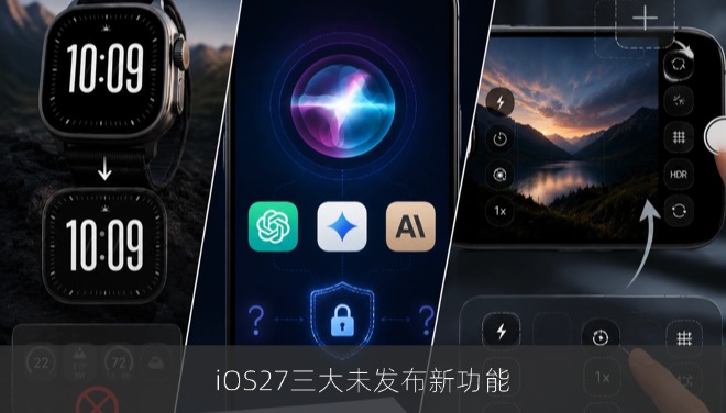 古尔曼：苹果仍在筹备三个iOS 27新功能，9月见