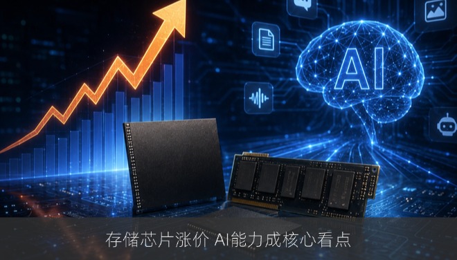存储芯片涨价 AI能力成核心看点