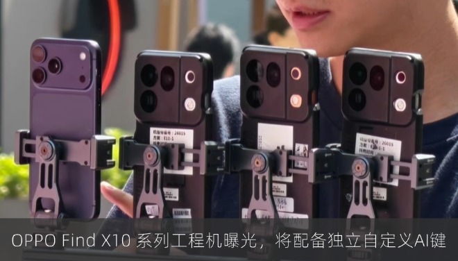 OPPO Find X10 系列工程机曝光，将配备独立自定义AI键