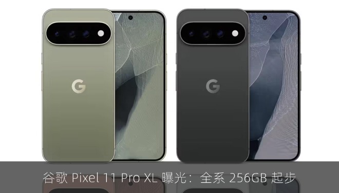 谷歌 Pixel 11 Pro XL 曝光：全系 256GB 起步