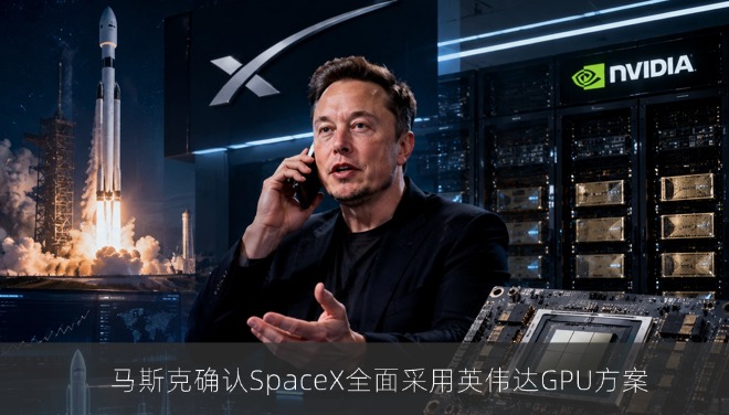马斯克确认SpaceX全面采用英伟达GPU方案
