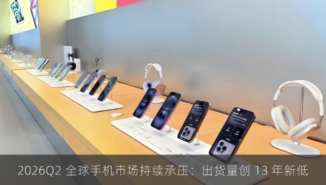 2026Q2 全球手机市场持续承压：出货量创 13 年新低