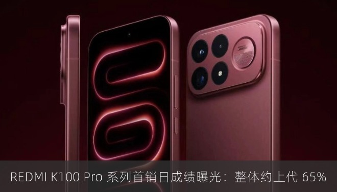 REDMI K100 Pro 系列首销日成绩曝光：整体约上代 65%