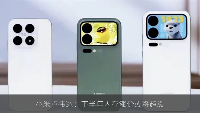 小米卢伟冰：下半年内存涨价或将趋缓
