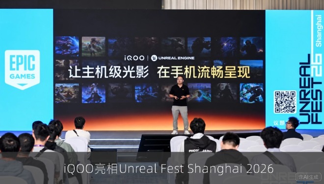 iQOO亮相Unreal Fest Shanghai 2026，“3+2游戏技术版图”加速落地