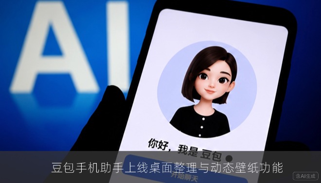 豆包手机助手上线桌面整理与动态壁纸功能，支持按日自动焕新